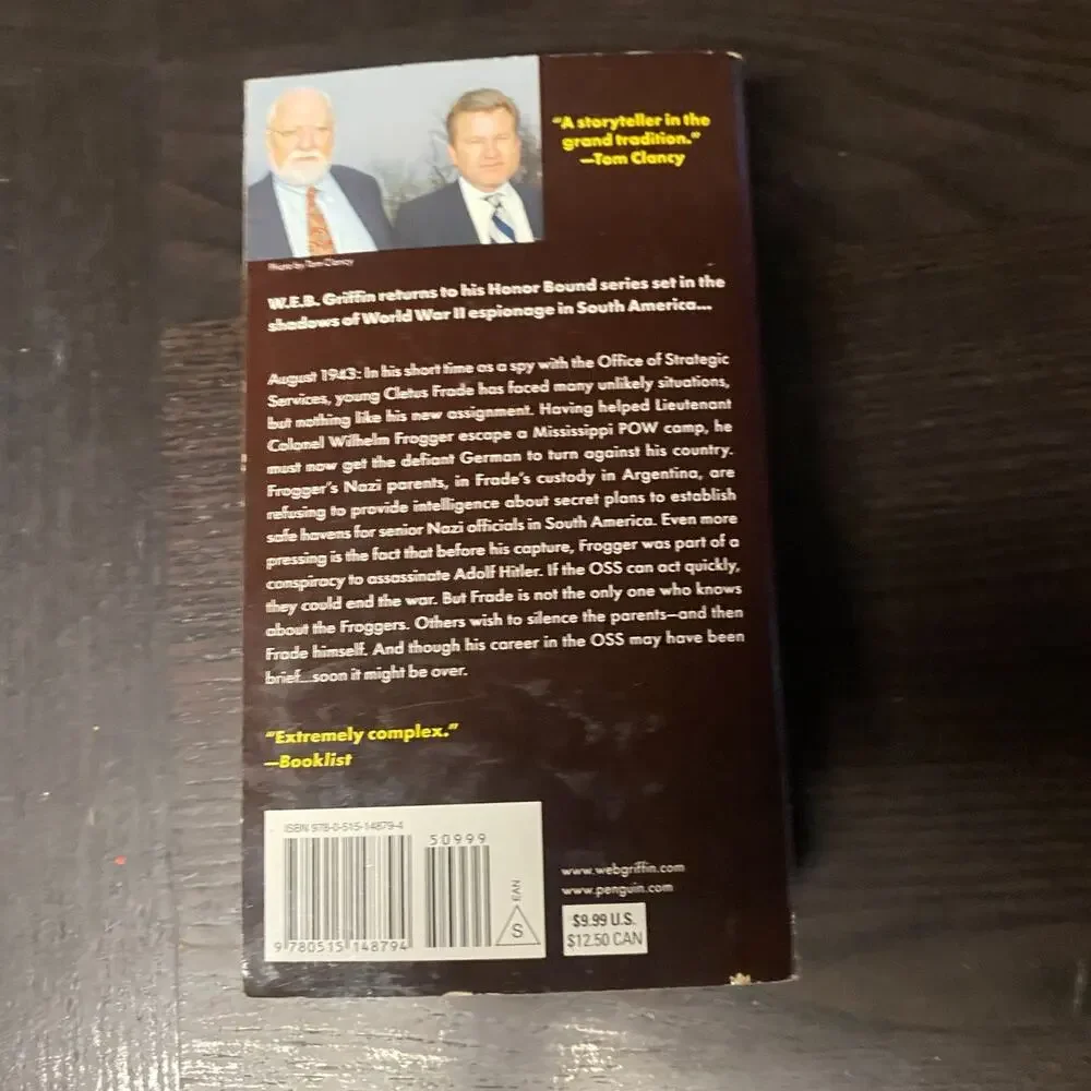 Honor of Spies by W. E. B. Griffin and William E. Butterworth IV 2010